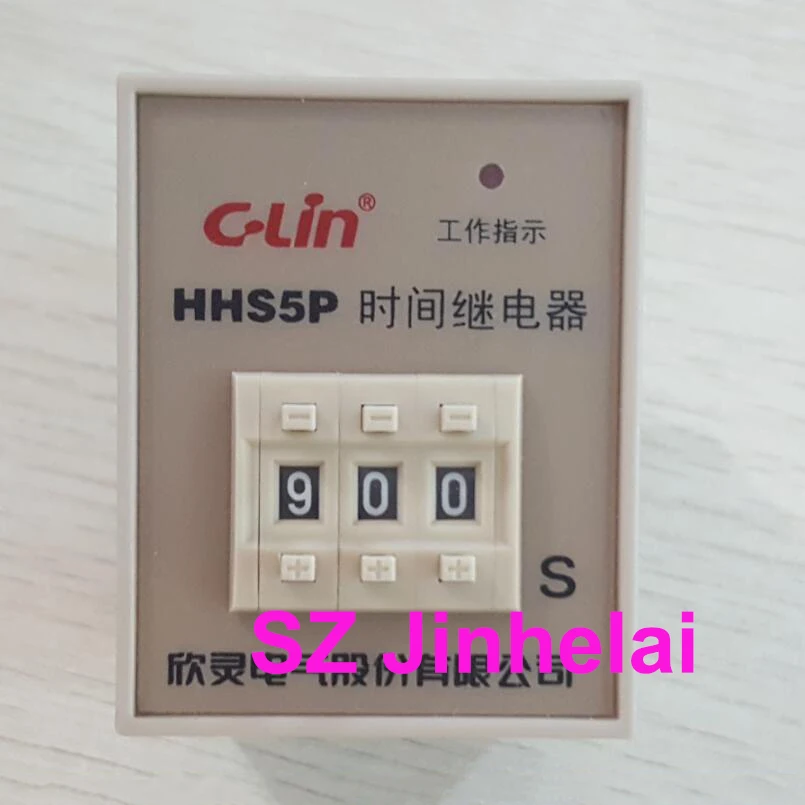 

HHS5P New and original C-Lin Three digital time relay AC220V DC24V 999S