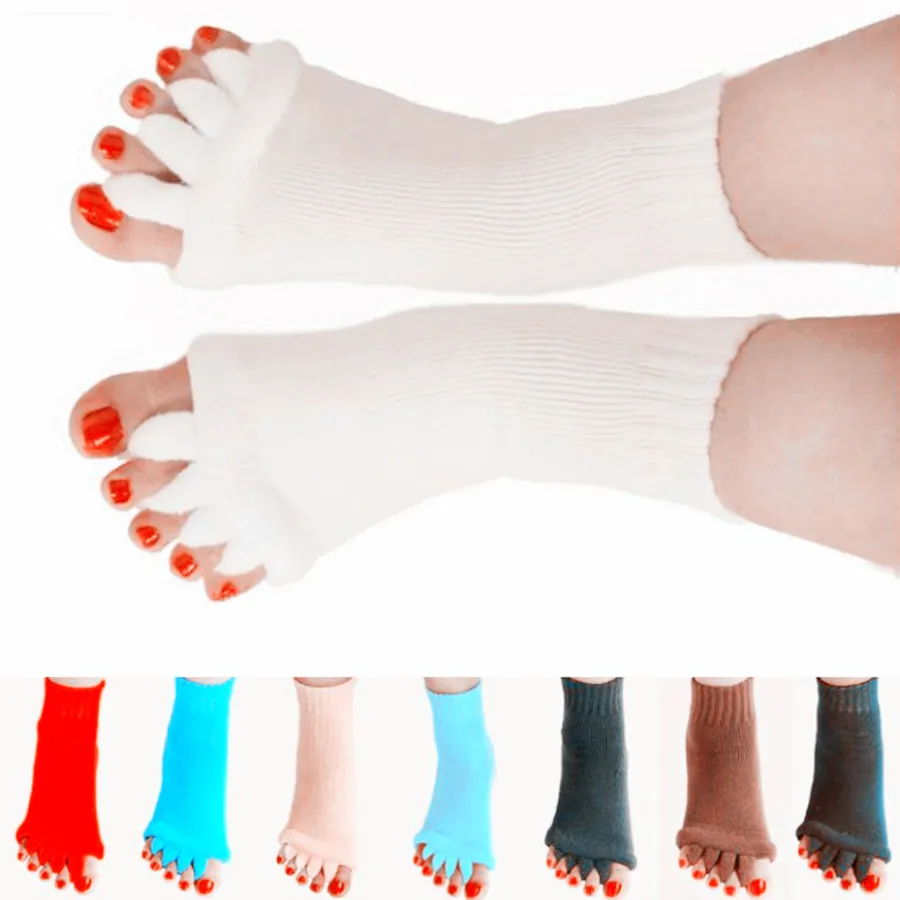 

DropshippingToes Separators ,Socks Hallux Valgus Corrector Bunion Adjuster Foot Care Orthopedic Straightener Socks for Pedicure