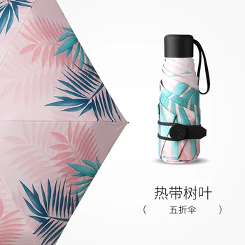 

Transparent Portable Umbrella Vintage Mens Women Parasol Umbrella Mini Kids Hand Painted Umbrella Sombrilla Rain Women Gift Q