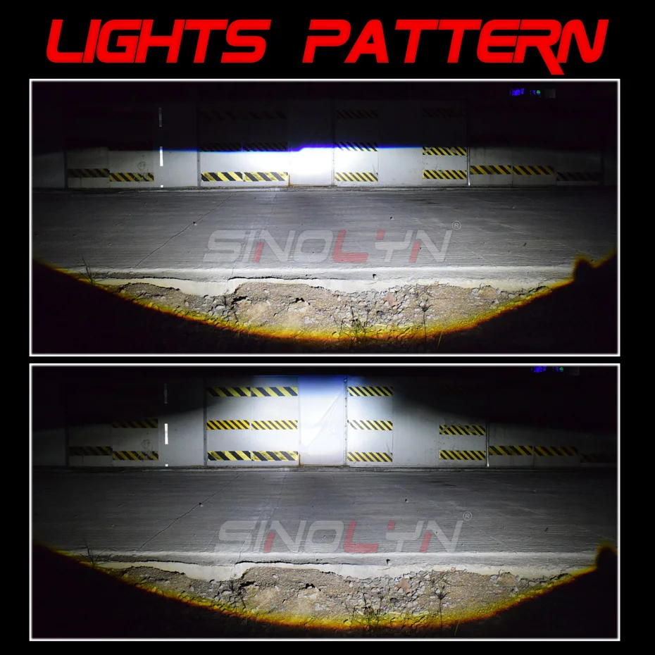  SINOLYN 2.5'' Bi-led Lens Projector Lenses In Headlights H7 H4 H1 9005 9006 LED Light Bulbs Car Acc - 4000166266860