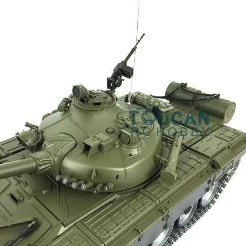 Henglong 1/16 6,0 T72 rc Танк 3939 360 револьверные металлические гусеницы связи красный глаз