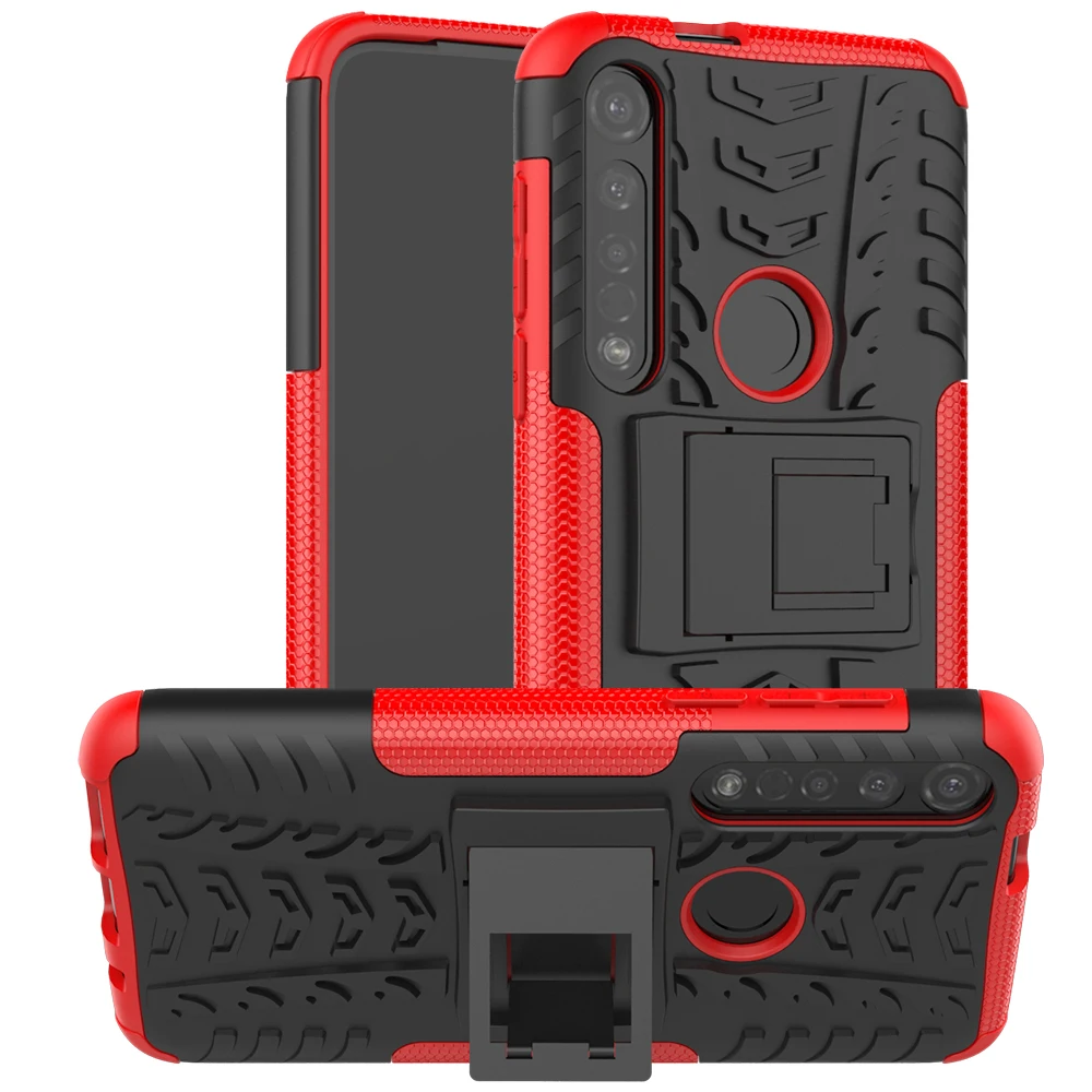

Sunjolly Case for MOTO G8 Plus Armor Heavy Duty PC+TPU Stand Phone Cover Hybrid Silicone coque for Motorola MOTO G8 Plus fundas