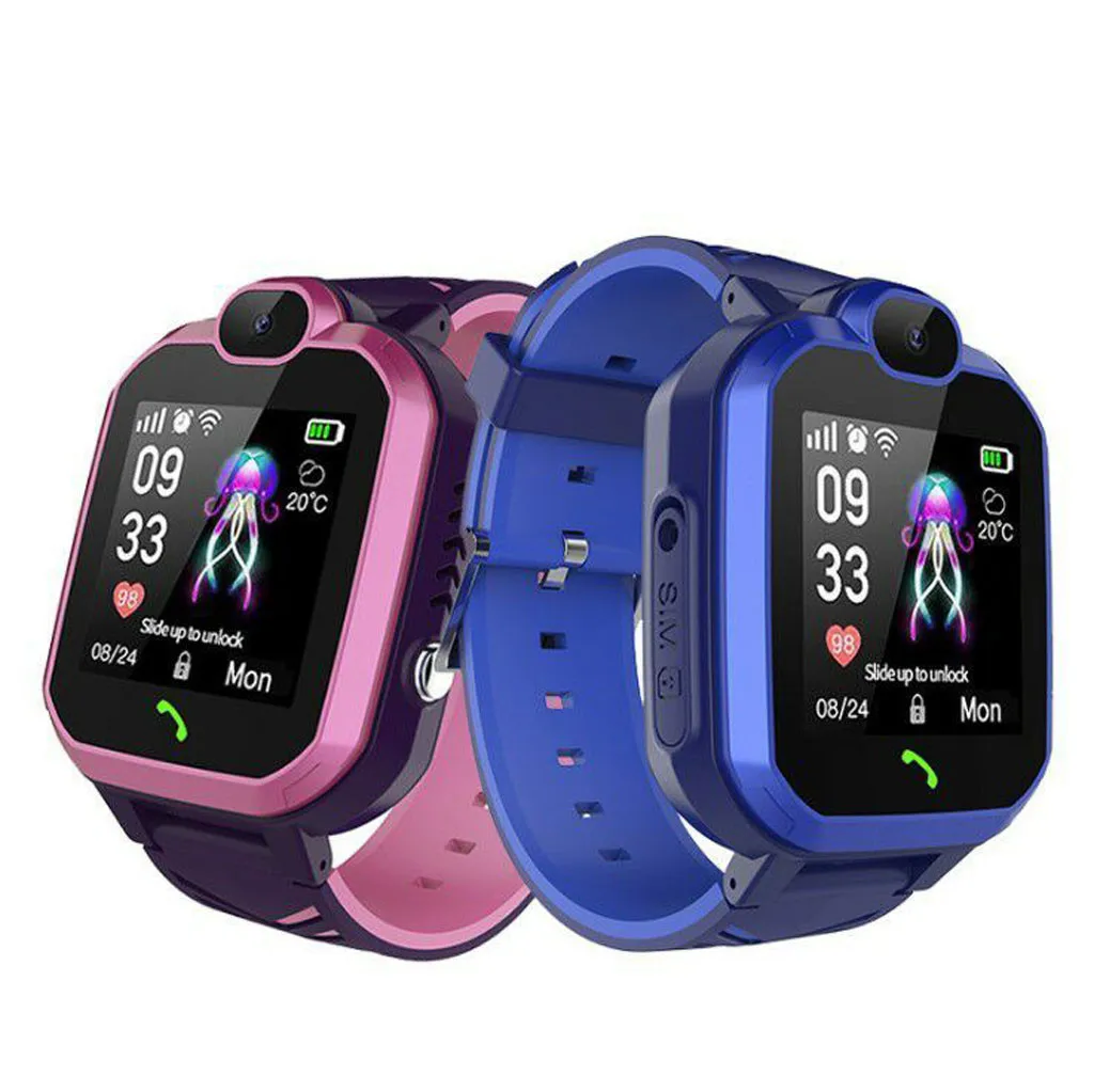 DS69 Children Smart Watch Blueteeth SIM Card SmartWatch Kid With GPS IP67 Waterproof SOS hands-free intercom Smart watch  20J22