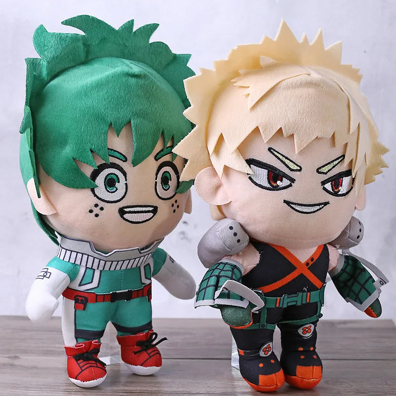 

My Hero Academia Plush Toys Izuku Midoriya Katsuki Bakugou Keychain Plush Dolls Hanging Decoration Modle