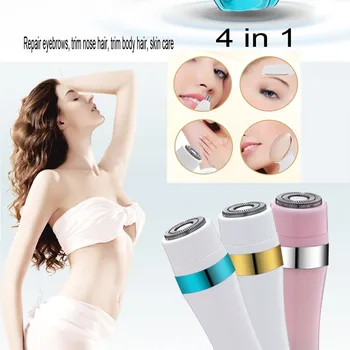 

Women 4 In 1 Electronic Epilator Hair Shaver Lady's Electronic Trimmer Remover Hair Clipper's Cordless Haircut