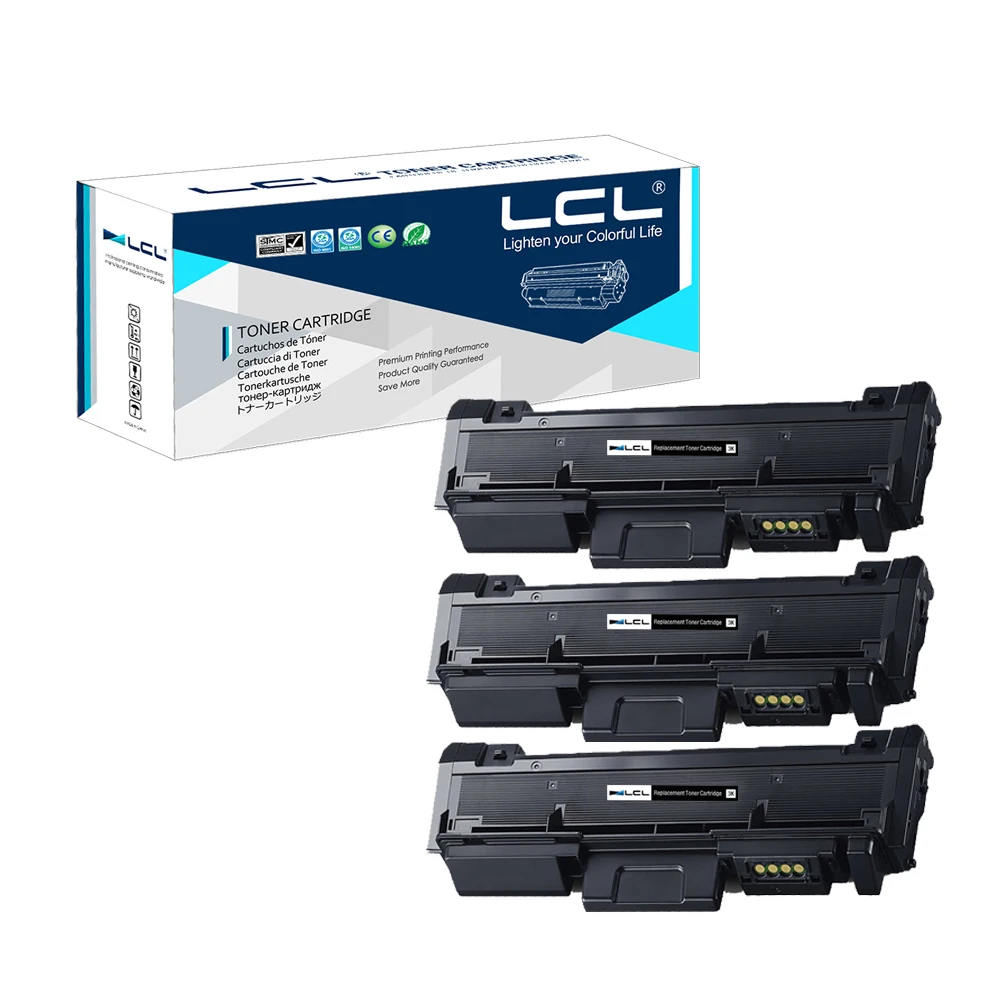 

LCL MLT-D116L MLT-D116S (3Pack Black) Toner Cartridge Compatible for Samsung SL-M2676N SL-M2676FH SL-M2876HN SL-M2626 SL-M2626D