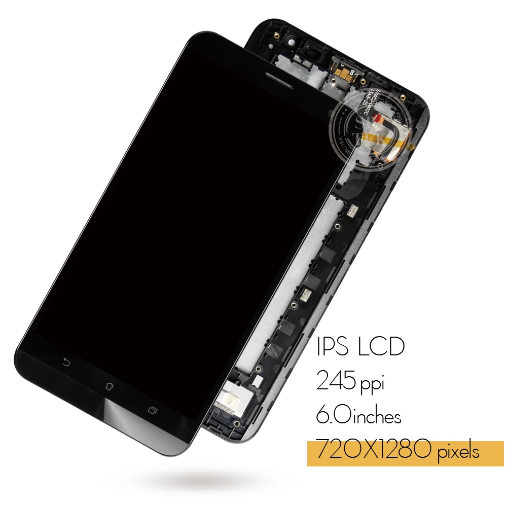 Srjtek для Asus ZenFone 2 Laser ZE600KL ЖК дисплей матричный сенсорный экран дигитайзер полная