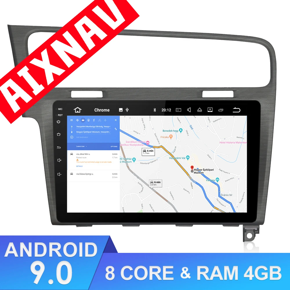 Авторадио Bluetooth стерео с дисплеем для Volkswagen Golf 2015 Android gps навигация автомобильный мультимедийный плеер CD Dab радио 1 Din