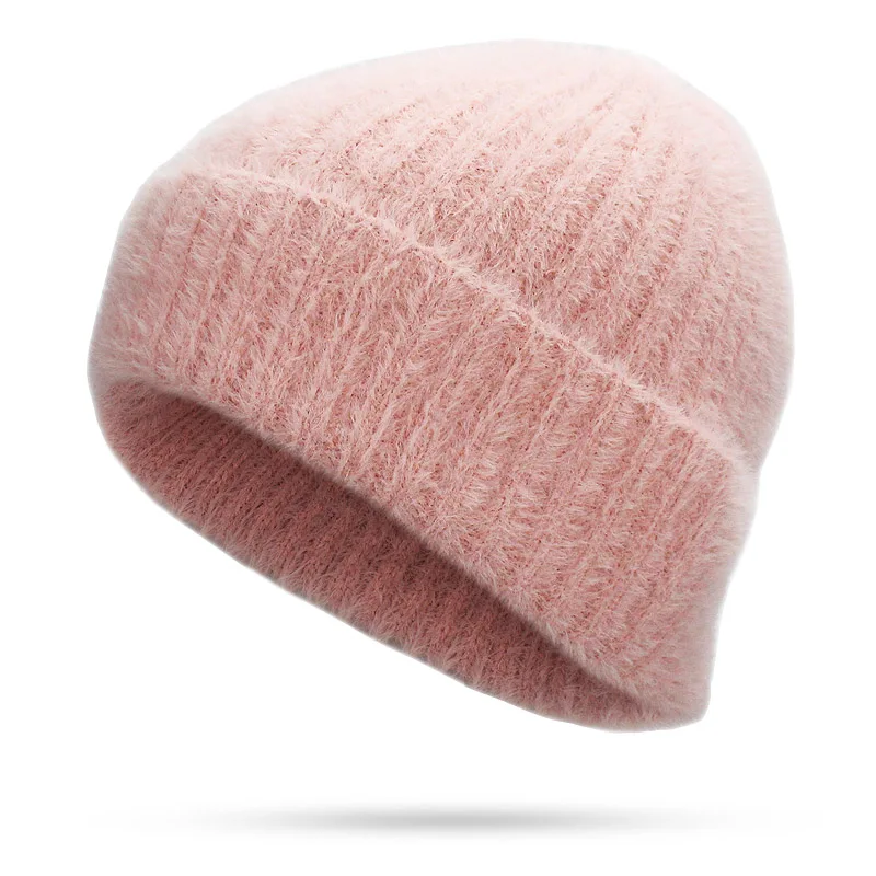 Новая Soild цветная шапка бини для женщин Мужская зимняя шапка Skullies уличная теплая шапка хеджирования Gorros Женская шерстяная вязаная шапка, вязаные шапки шапка - Цвет: G