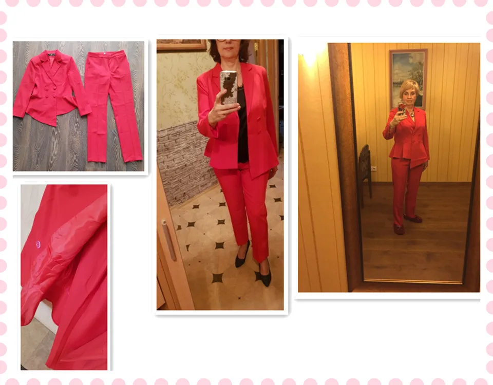5 star feedback-custom show ow0519 pant suit woman 