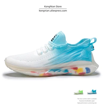 

KONG NIAN BRAND men sneakers casual shoes Mixed colors Tennis shoes breathable Sports Running shoes summers fashion men shoes