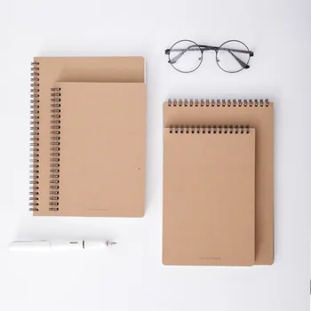 

Ourstorybegins Vintage Thickened Students Laptop Stationery B5 Rollover Coil Notebook Good Simple Note-Taking Practice Book