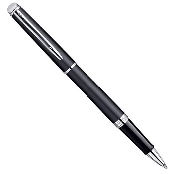 

Ручка-роллер Waterman Hemisphere Matte Black CT, толщина линии F, хром