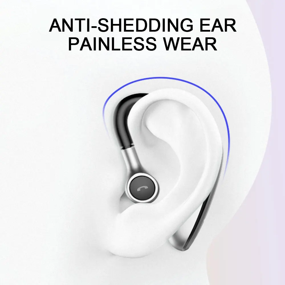 Cewaal Car Handsfree Bluetooth Earphone Headset Noise Reduction Bluetooth Earpiece in Ear Wireless Headphone Mic Earphone
