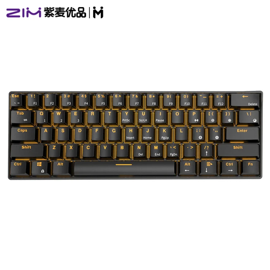 

2020 new 61Keys Mechanical Gaming Keyboard wired&bluetooth Dual-model Anti-ghosting retroiluminado USB para PC Gamer Laptop