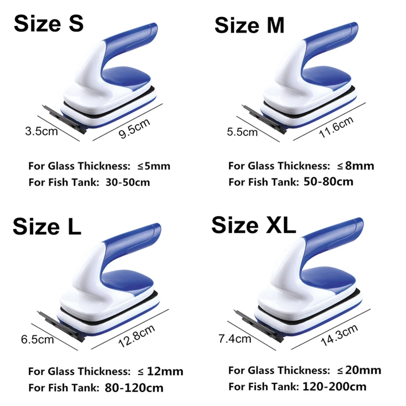 Легко Чистящая Магнитная Щетка Очиститель аквариума аквариум магниты для чистки