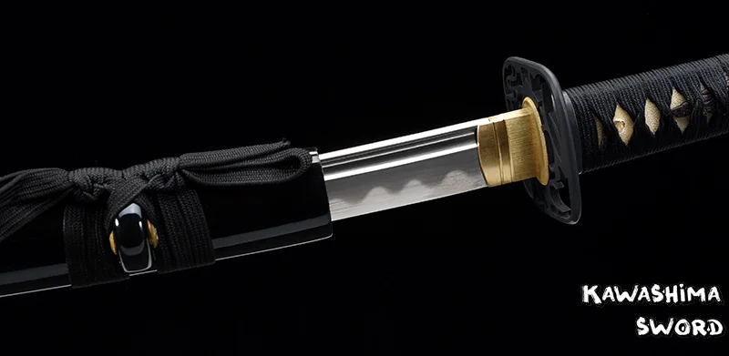 Nodachi Series-Japanese Katana Real Sword 1095 Steel Blade Clay Tempered Real Hamon Full Tang Razor Sharp-51Inchese