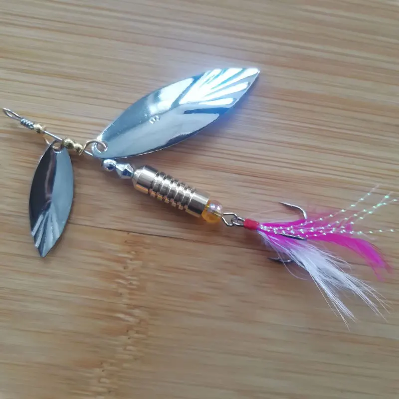 Lure Rotating Sequin Suit 7 Grams 10 Grams 4 of Assembly Lure Box Hand-cranking PCs Lure Sequin