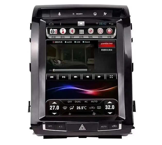IPS 2G 12 1 дюймов Android 6 01 автомобильное аудио для Toyota Land Cruiser 200 Landcruiser головное