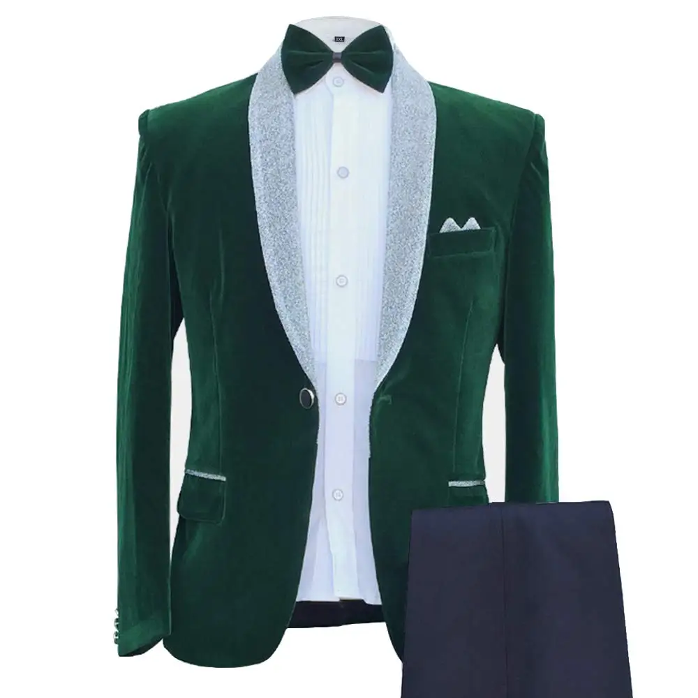 Custom-Made-Groomsmen-Shawl-Lapel-Groom-Tuxedos-Velvet-Men-Suits-Wedding-Best-Royal-Blue-Blazer-Suit (2)