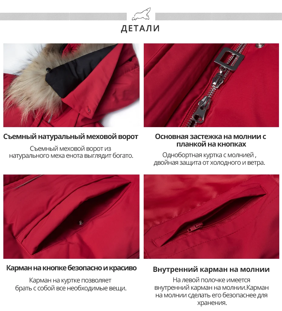 ICEbear Зимняя куртка с капюшоном и отороченным натуральным мехом енота Женская куртка высококачественная теплая куртка Стильная женская одежда бренда GWD19062I
