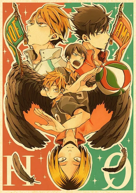 Haikyuu Anime Poster Character Volleyball Boy Canvas Painting Print Cuadros  Art Wall Modern Home Living Room Decoration Frameles - Painting &  Calligraphy - AliExpress