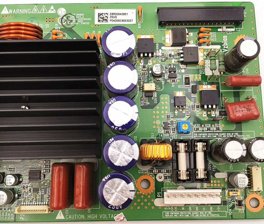 Оригинальная плата питания LGEPDP 060608 EAX31503201 EBR32642801 42X3 плата питания