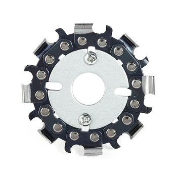 

65mm Wood Carving Disc Chain Saw Blades Durable for Woodworking Cutting Shaping LKS99
