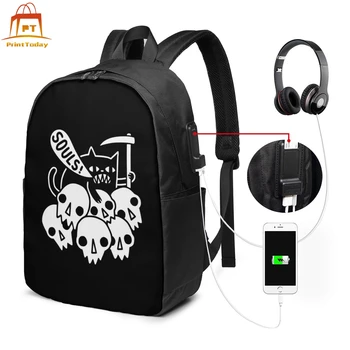 

Skull Backpack Skull Backpacks Multi Pocket High quality Bag Schoolbag Pattern Man - Woman Student Trend Bags