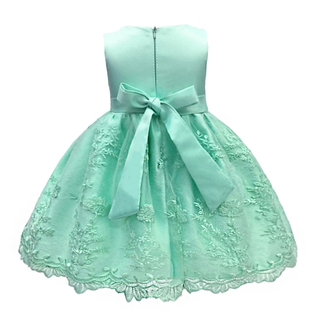 Платье для маленьких девочек детское платье принцессы для девочки 1 года День рождения платье-пачка для детский костюм для младенцев наряды для крещения для малышей возрастом 3-18 м