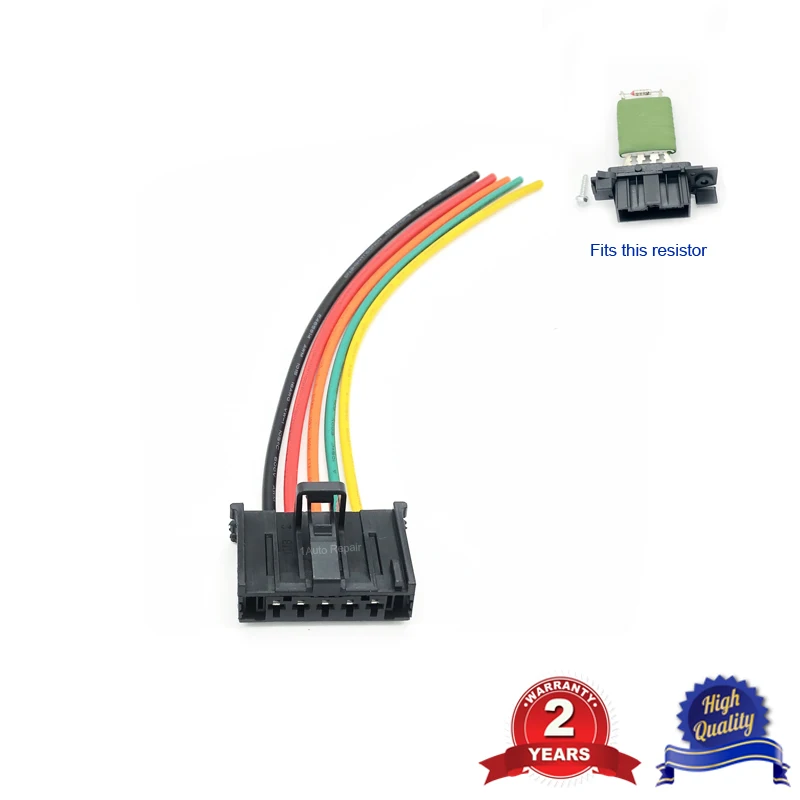 

Wiring Harness Connector Cable For Fiat Punto Doblo Qubo Blower Motor Fan Heater Resistor 13248240 6450XR