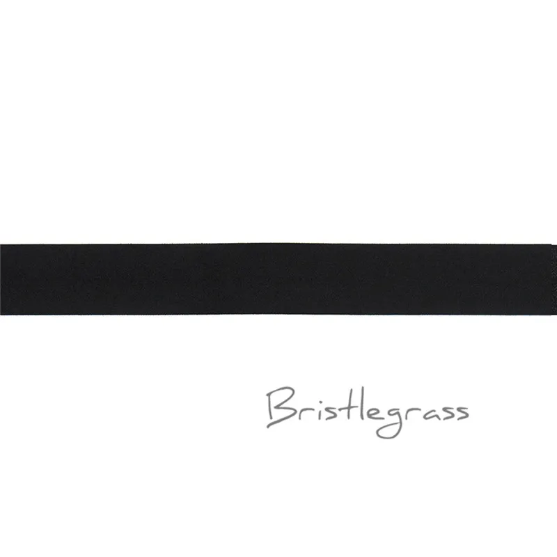 BRISTLEGRASS 5 Ярд " 25 мм твердые матовые не-блестящие враг откидной эластичный спандекс атласная лента Малыш повязка для волос головная повязка кружево отделка Шитье