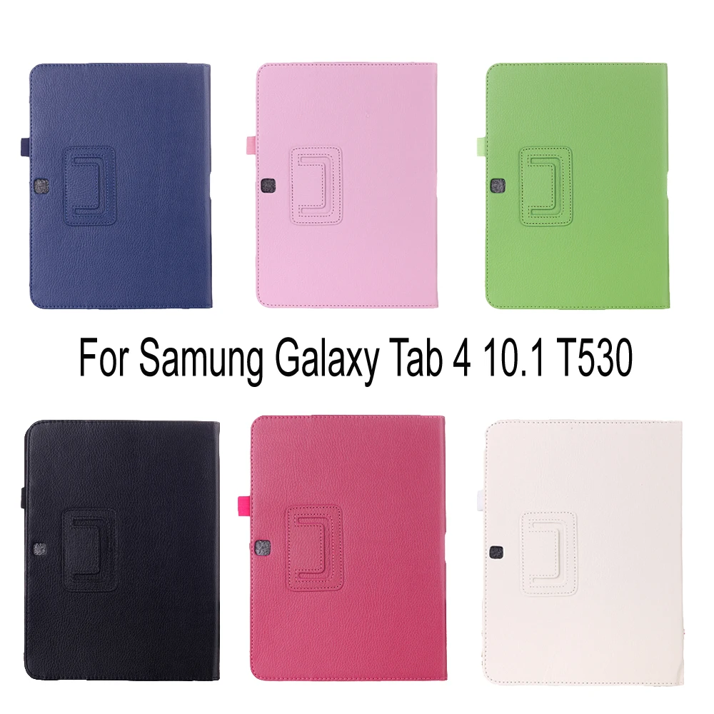 Smart Shell For Samsung Galaxy Tab 4 10.1 inch T530 T531 T535 SM-T530 T533 SM-T531 SM-T535 Tab4 Tab Case Tablet PU Leather Cover