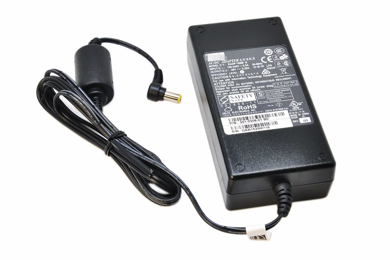 New/Suitable for Cisco EADP-18MB 48V 0.38A power supply 341-0306-01 1140 1240 1300 POE module | Электроника