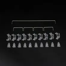 60% 87 OEM klawiatura mechaniczna przełącznik Cherry MX Pcb zamontowany stabilizator Case 6.25u modyfikator klucz stabilizator płyta