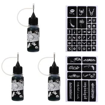 

1 Set Useful Tattoos Cream Natural Tattoos Ointment Template Sticker Kit