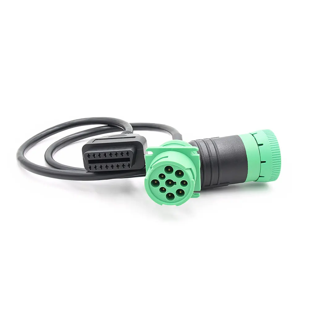 Deutsch J1939 9pin to 16pin грузовик кабель J1939 9 pin J1708 6Pin to OBDII/OBD2 16 PIN Мужской Женский Диагностический инструмент разъем