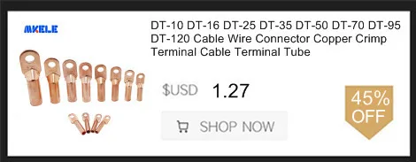 DT-150 DT-185 DT-240 DT-300 кабель провод разъема Медь обжимная Клемма концевая кабельная муфта трубы