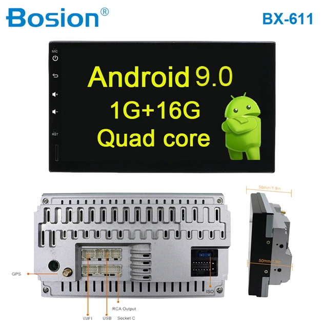 1G 16G PX6 4G+ 64G 2din автомобильный Радио gps android 9,0 автомобильный стерео плеер рекордер радио тюнер gps навигация поддержка управления рулевым колесом - Цвет: 1G 16G