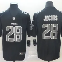 Мужская майка Josh Jacobs Окленд 1 Raiders