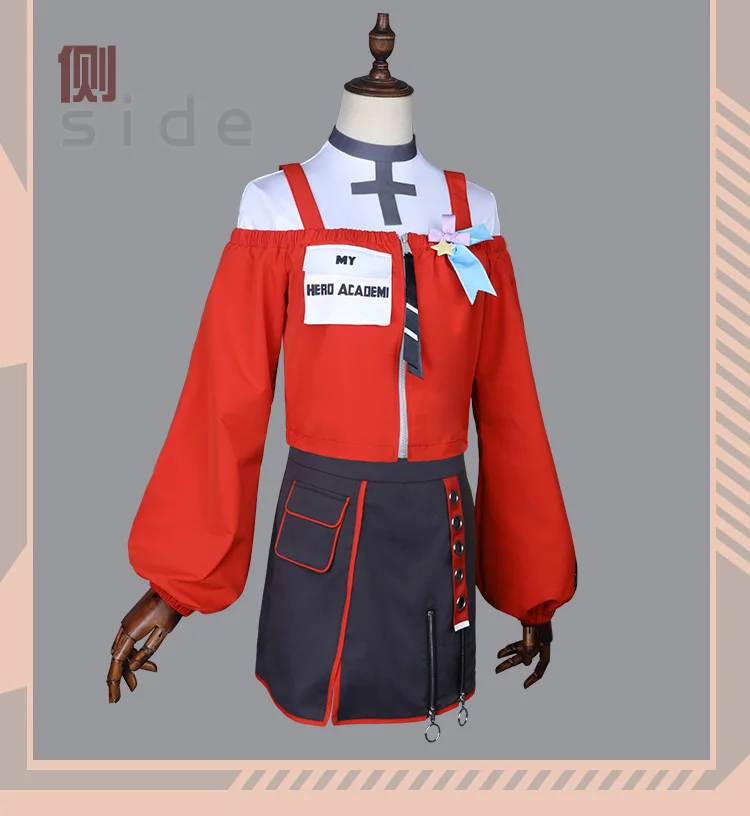 Костюм для косплея Toga Himiko Cross My body из аниме «Мой герой» Тога химико(Toga Himiko Cross my body), топ, юбки, парик, наряды, костюмы на Хэллоуин для женщин
