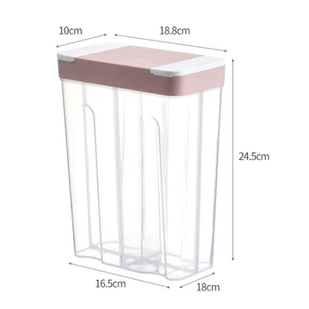 

Airtight Food Storage Containers Kitchen Food Storage Containers for Suga Flour Supplies Fresh-keeping Sealed Tank WWO66