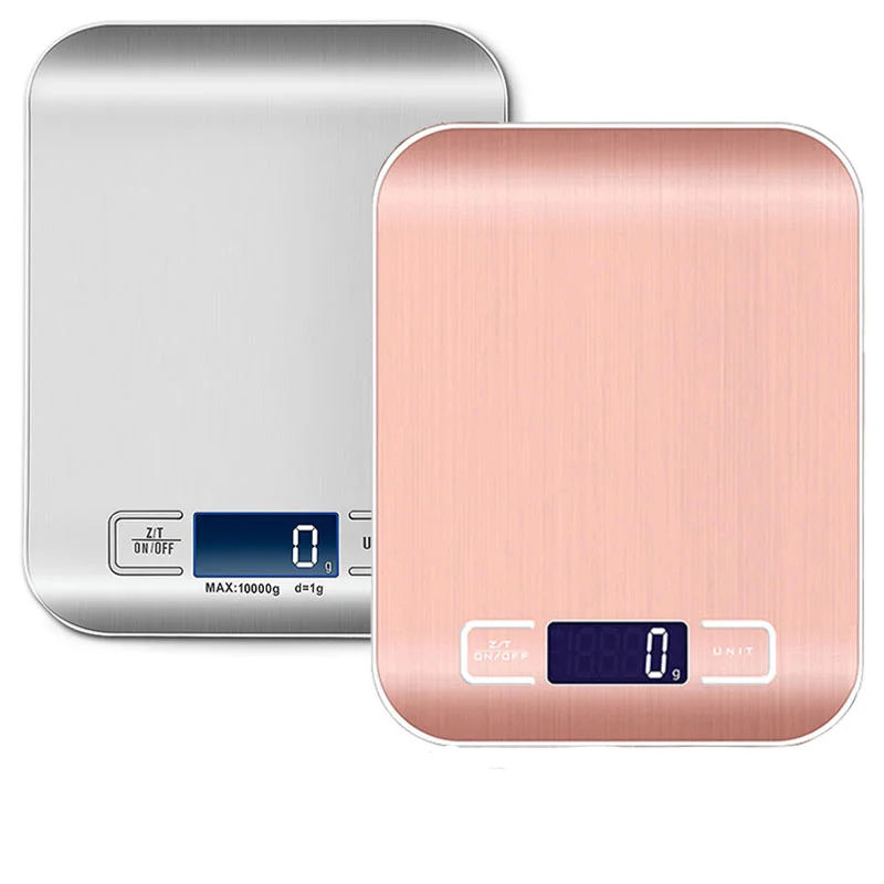 LCD Display Digital Kitchen Scales 5kg Electronic Food Diet Postal Balance Scale Cooking Measure Tools Weight Libra | Дом и сад