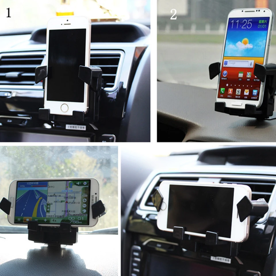 Деформационный автомобильный gps-навигационный кронштейн для hyundai Creta Tucson Volkswagen Golf 6 GTI Kia Ceed Rio Sportage Dashboard Air outlet