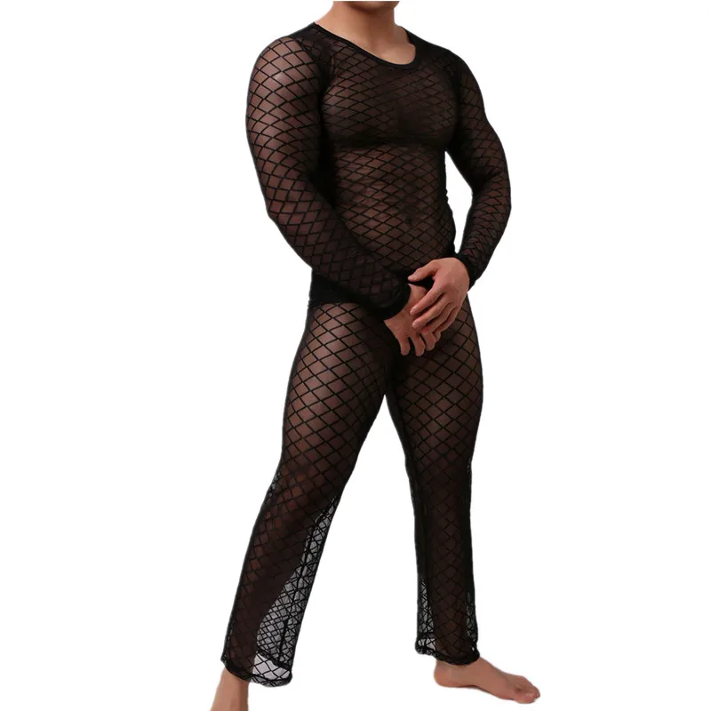 fishnet long underwear