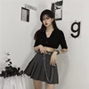 Korean Summer New Vitality Girl Diablo Style Skirt Vintage Locomotive Chain Belt Pendant Casual High Waist A-Line Mini Skirt ► Photo 2/6