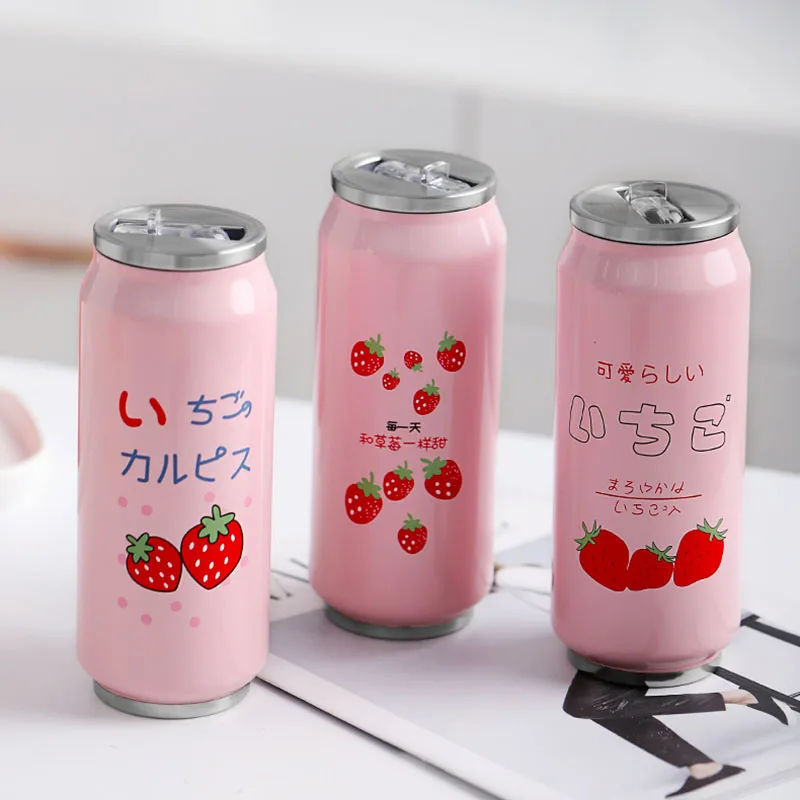 Thermos Bottle Cola Cans Thermos Cup Vacuum flask Water Bottle Thermal Coffee Mug For Car 400ml