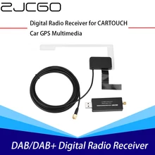 

ZJCGO USB 2.0 Digital DAB + Radio Tuner Stick Receiver For Android Car DVD Player Autoradio Stereo USB DAB Radio Android