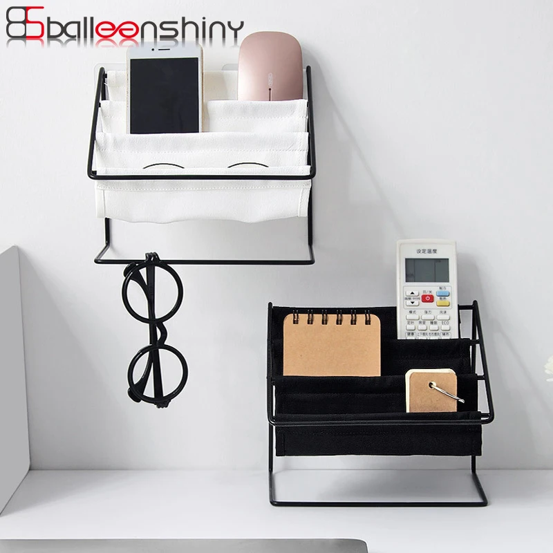 

BalleenShiny Iron 3 Layers Storage Rack Desktop Office Glasses Jewelry Makeup Neaten Shelf Stationery Cosmetics Home Organizer