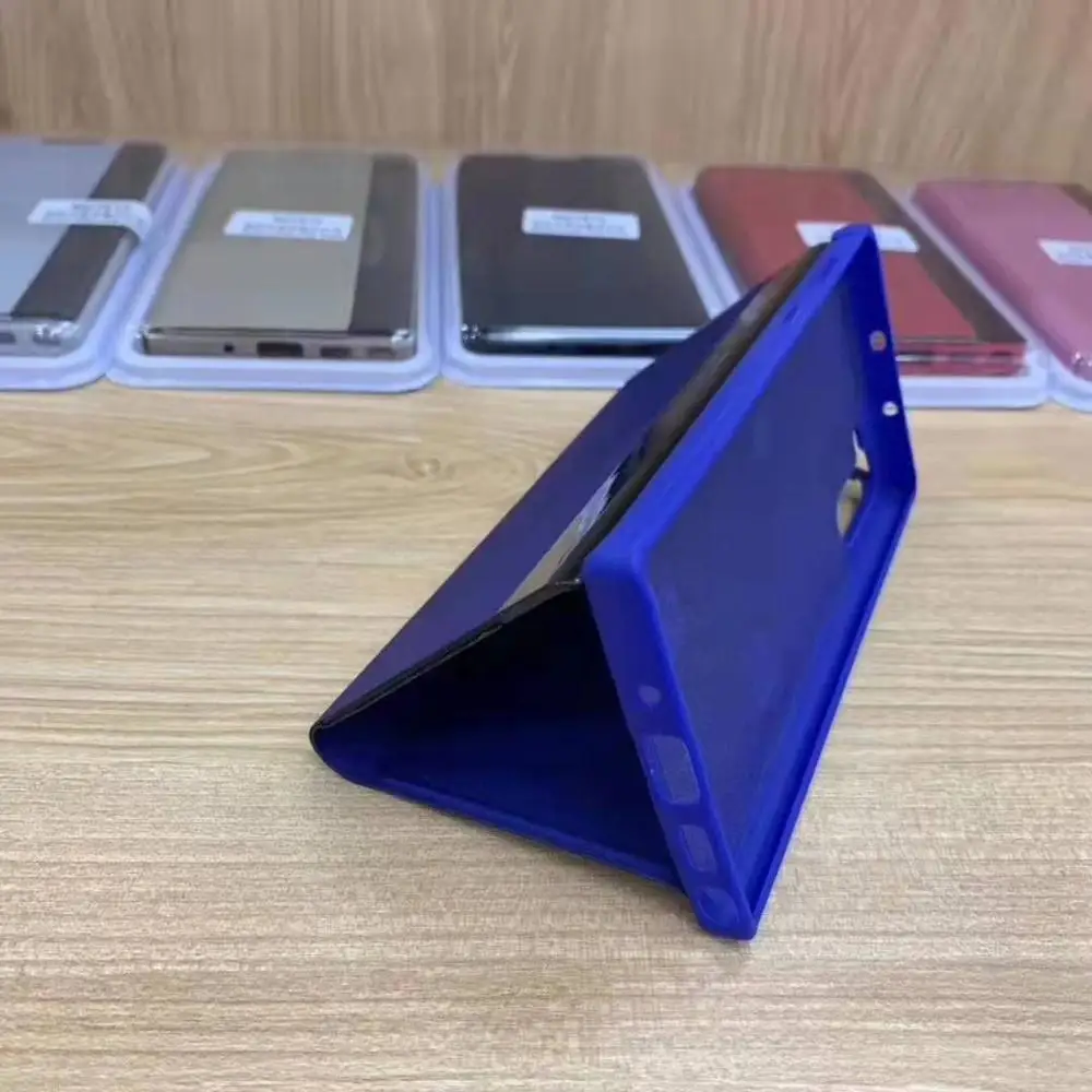 Для samsung galaxy S8 9 10 Plus Smart Windows чехол Note 8 9 вертикальный Смарт кожаный чехол Примечание 10Pro чехол для телефона